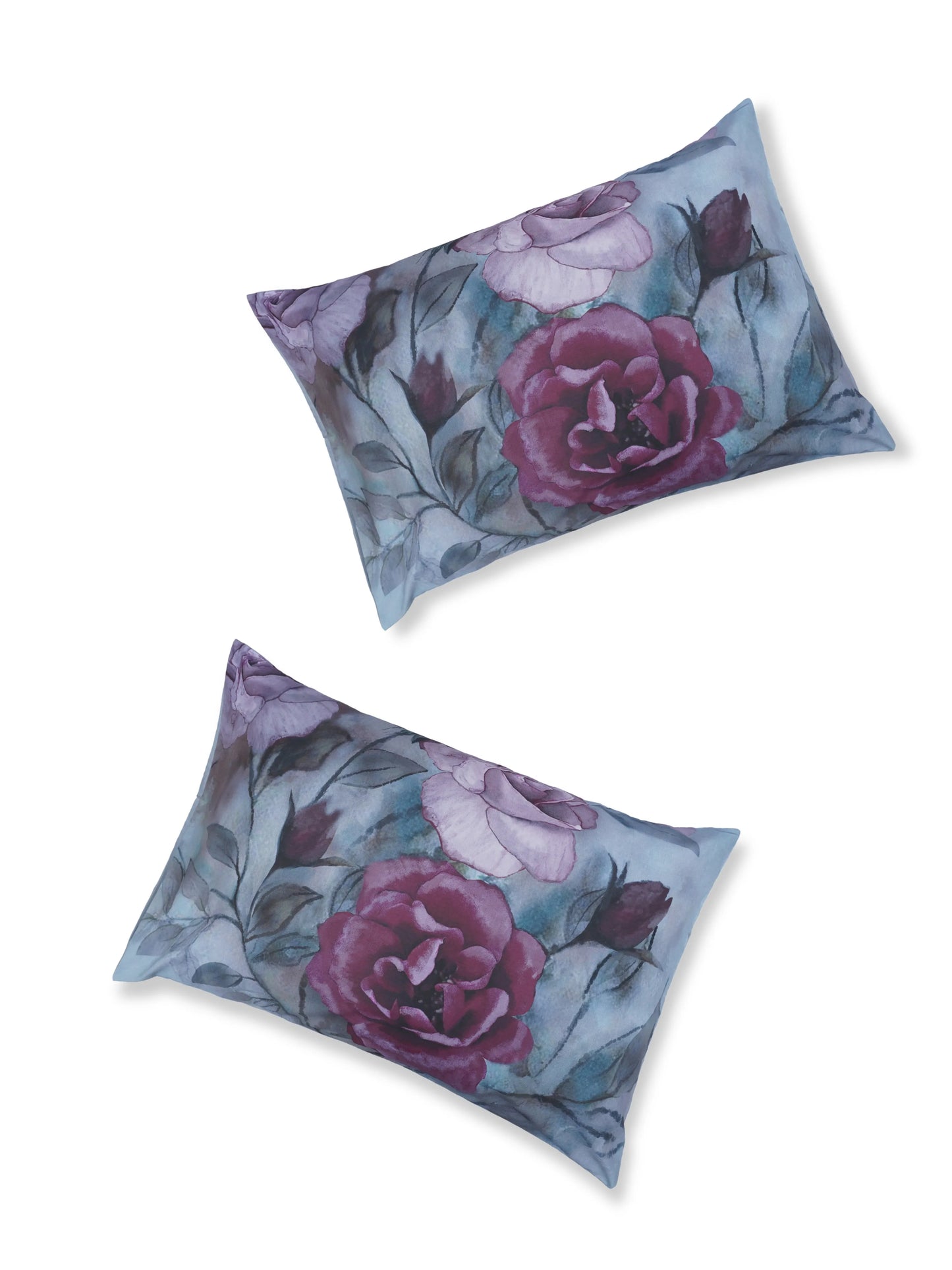 Bella Cotton Digital Motifs Queen Size Bedsheet Set (300 TC)