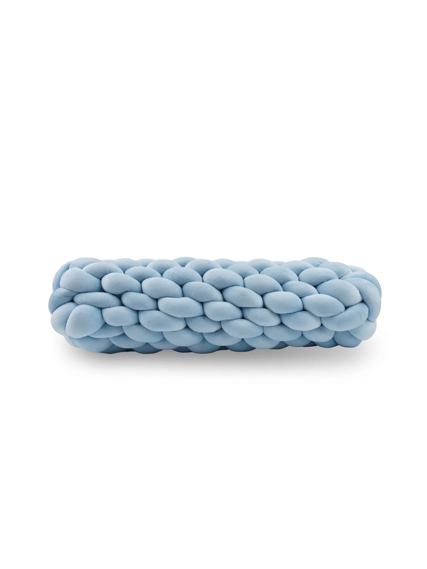 Knotted Bolster Cushion Pillow – Soft Decorative Support for Sofa & Bed