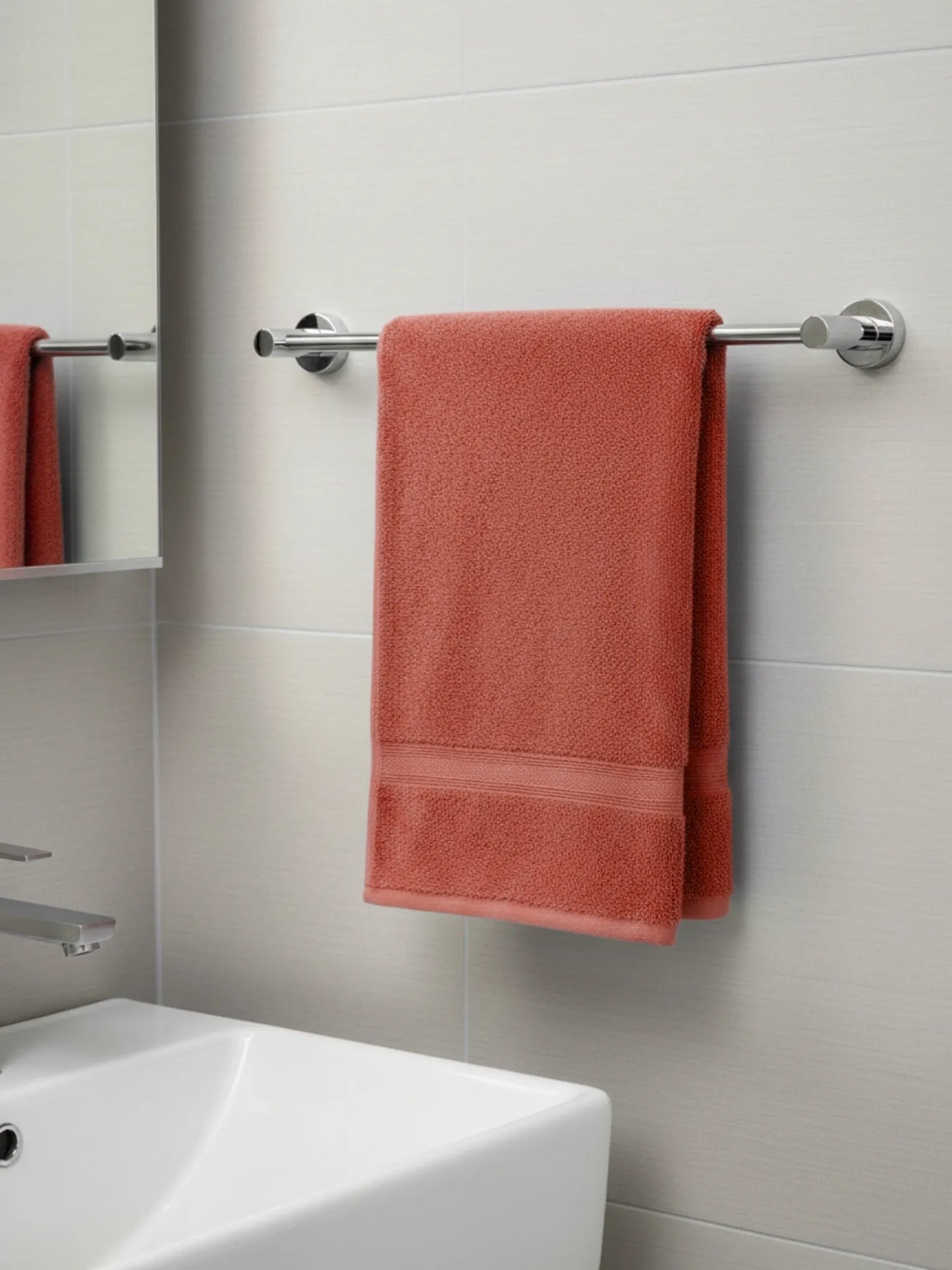 AtoZ Home Decor Home Essential 100% Cotton Hand Towels Pack of 2 (40x60 CM)