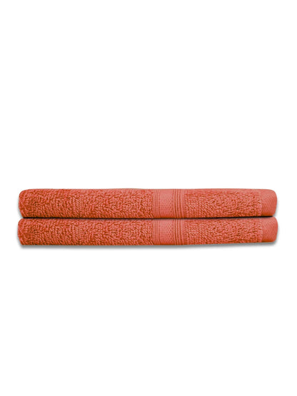 AtoZ Home Decor Home Essential 100% Cotton Hand Towels Pack of 2 (40x60 CM)
