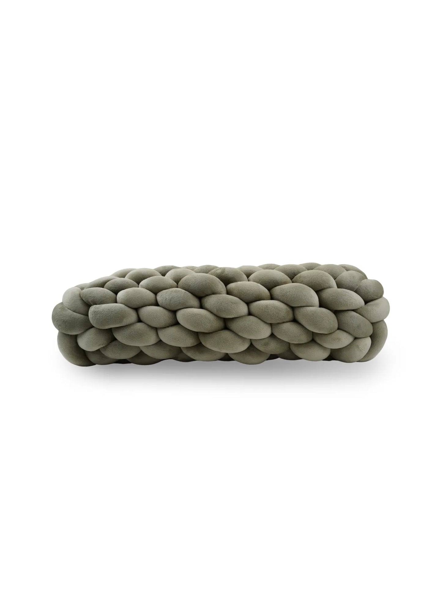 Knotted Bolster Cushion Pillow – Soft Decorative Support for Sofa & Bed