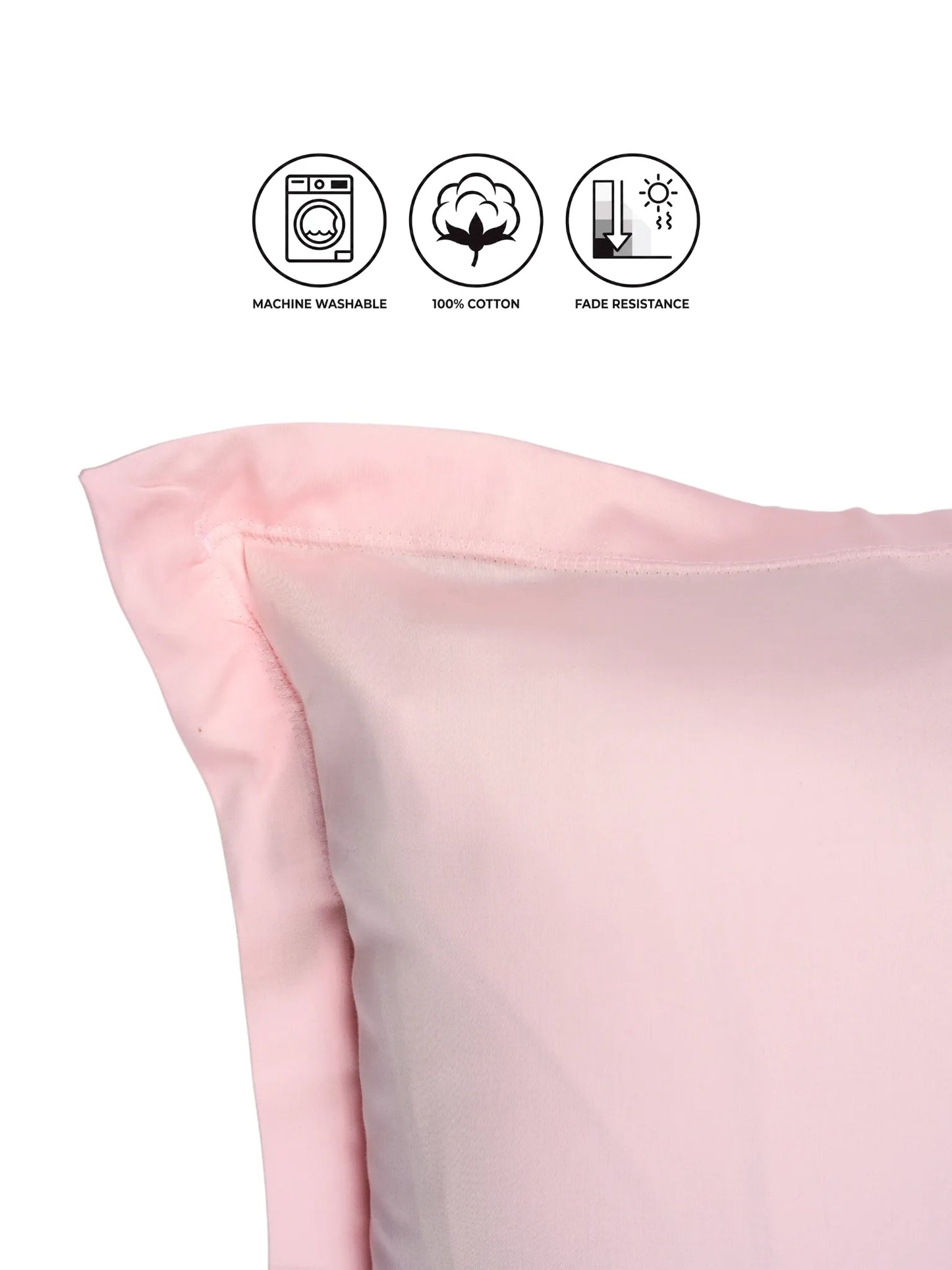 AtoZ Home Decor 100% Cotton Pillow Cover Flange Border (68 x 45 cm)