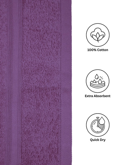 AtoZ Home Decor Home Essential 100% Cotton Hand Towels Pack of 2 (40x60 CM)