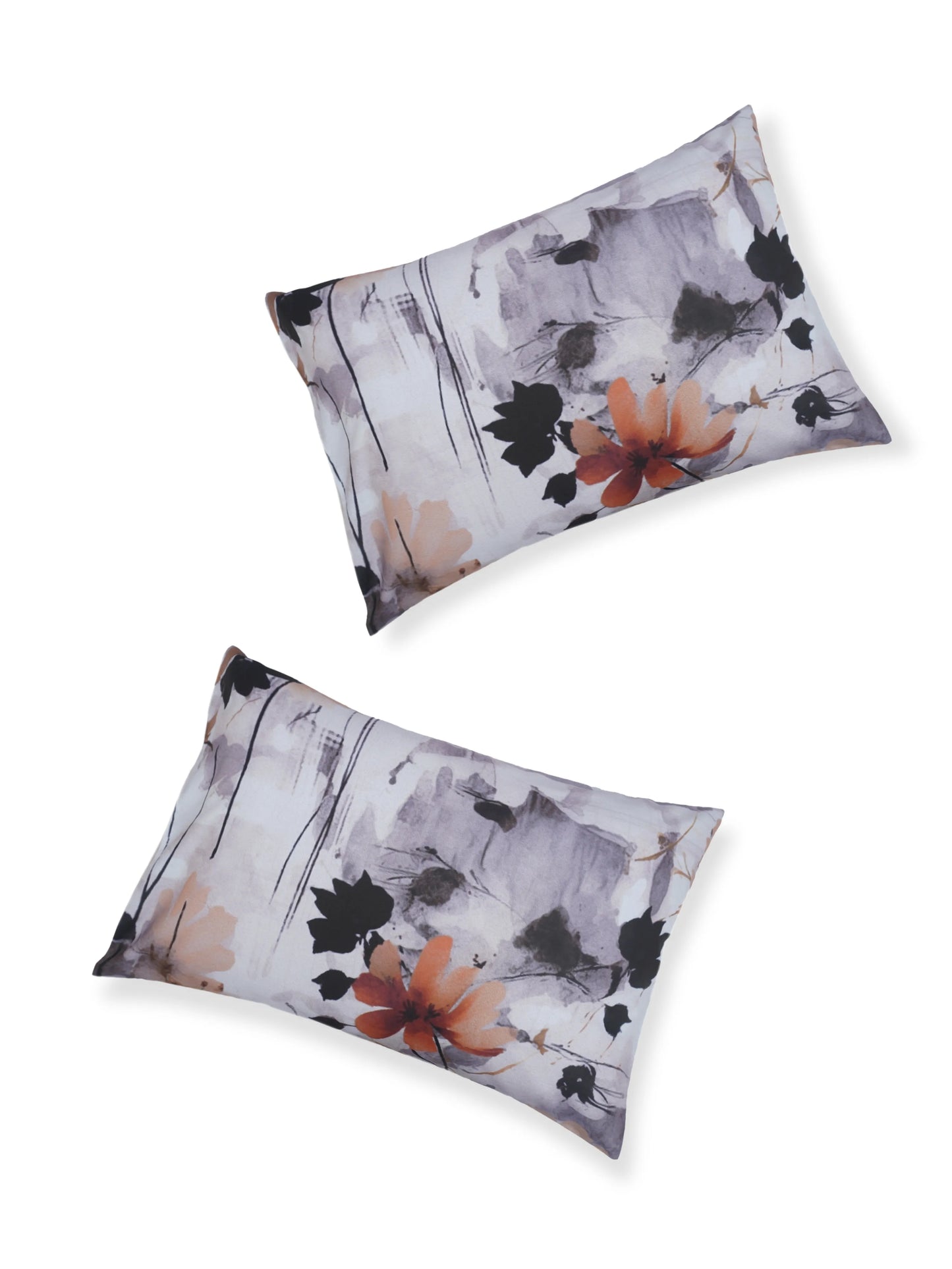 Bella Cotton Digital Motifs Queen Size Bedsheet Set (300 TC)