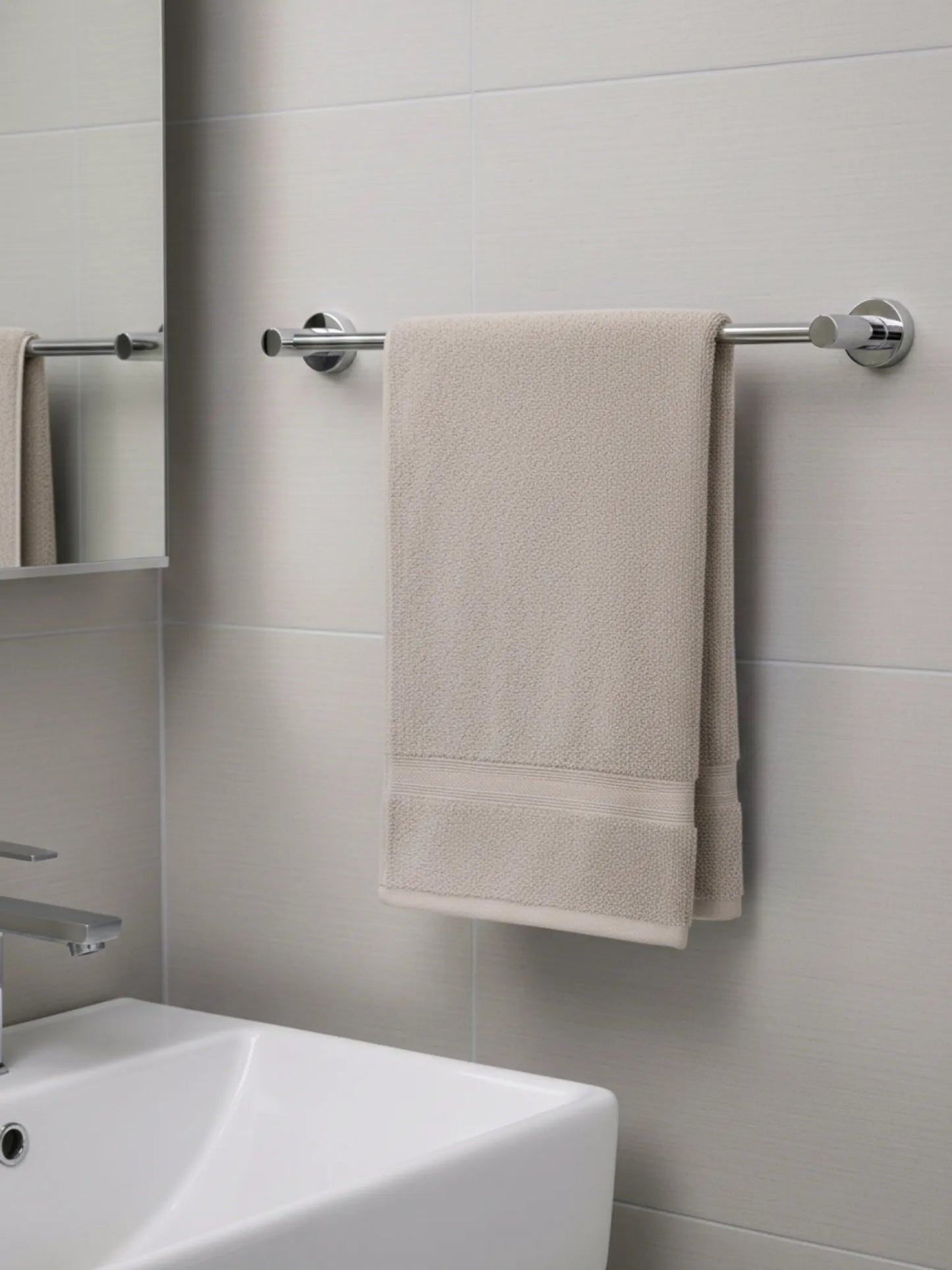 AtoZ Home Decor Home Essential 100% Cotton Hand Towels Pack of 2 (40x60 CM)