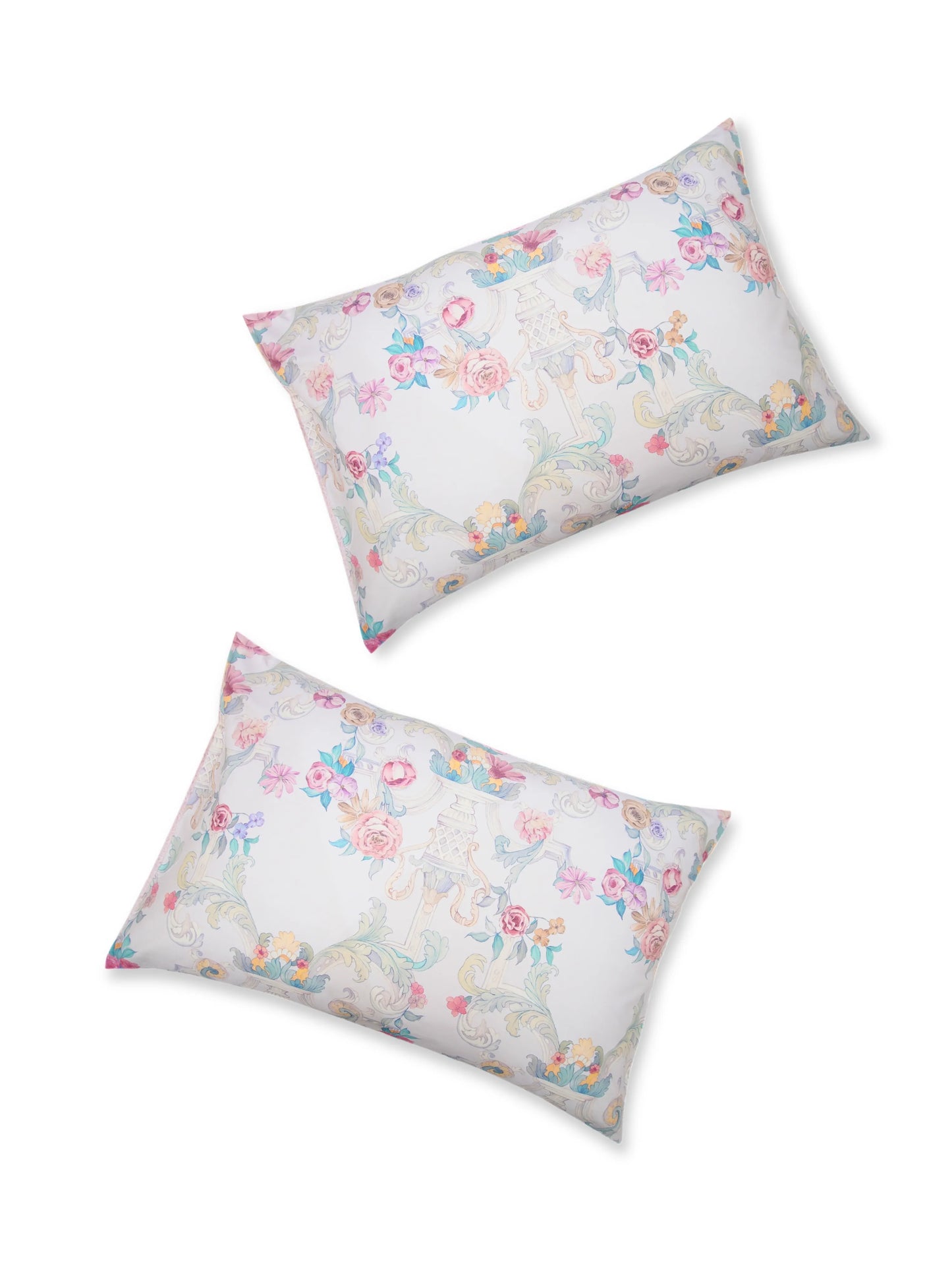 Essenze Digital Cotton Queen Size Bedsheet Set (300 TC)