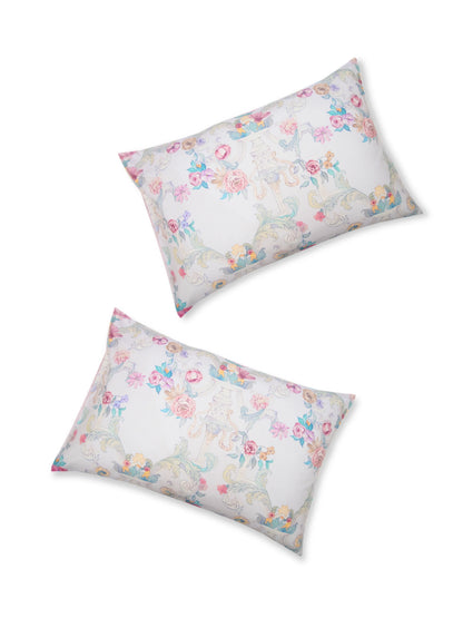 Essenze Digital Cotton Queen Size Bedsheet Set (300 TC)