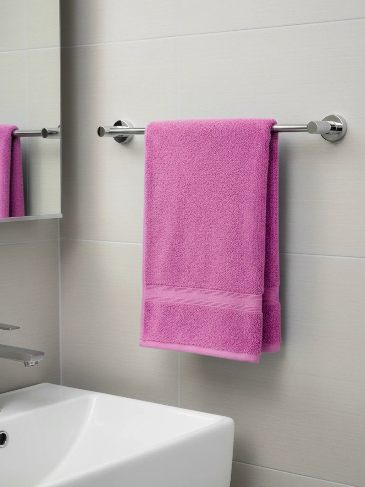 AtoZ Home Decor Home Essential 100% Cotton Hand Towels Pack of 2 (40x60 CM)
