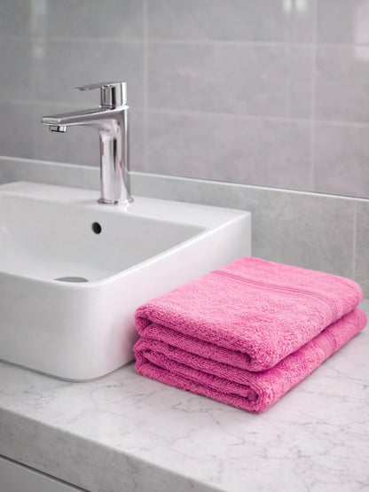 AtoZ Home Decor Home Essential 100% Cotton Hand Towels Pack of 2 (40x60 CM)