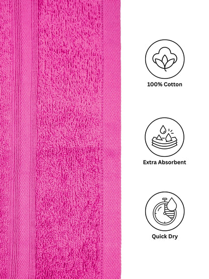 AtoZ Home Decor Home Essential 100% Cotton Hand Towels Pack of 2 (40x60 CM)