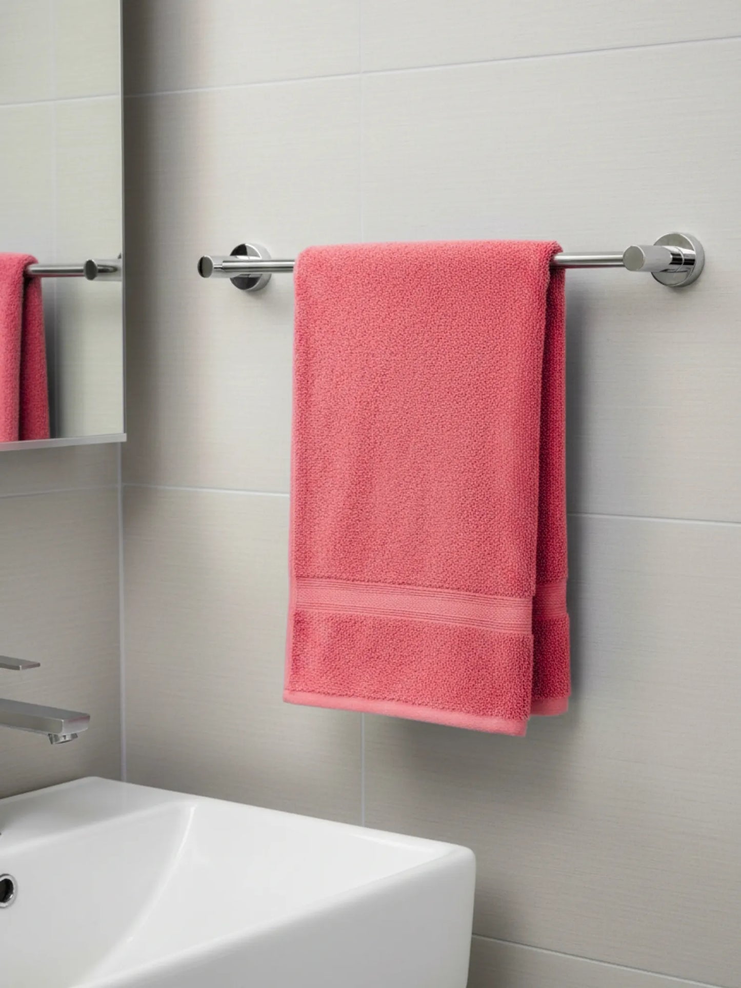 AtoZ Home Decor Home Essential 100% Cotton Hand Towels Pack of 2 (40x60 CM)