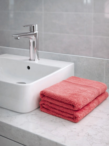 AtoZ Home Decor Home Essential 100% Cotton Hand Towels Pack of 2 (40x60 CM)
