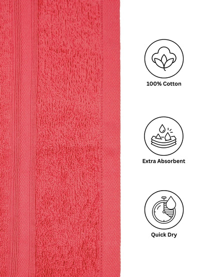 AtoZ Home Decor Home Essential 100% Cotton Hand Towels Pack of 2 (40x60 CM)