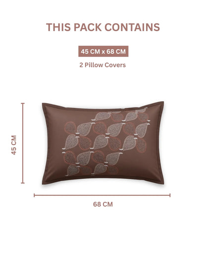 Soft Feel, Abstract King Bed Sheet Set with 2 Pillow Cases – 100% Cotton (300 TC)