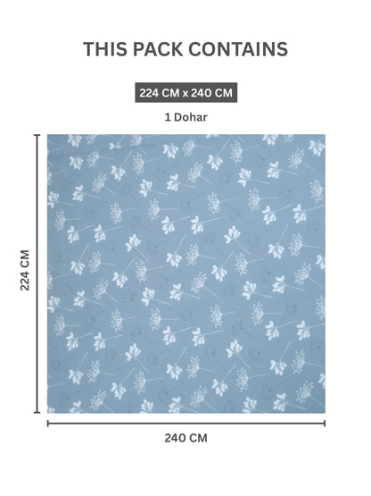 AtoZ Home Decor Royal Twig Reversible Cotton Double Dohar (224 x 240 cm)