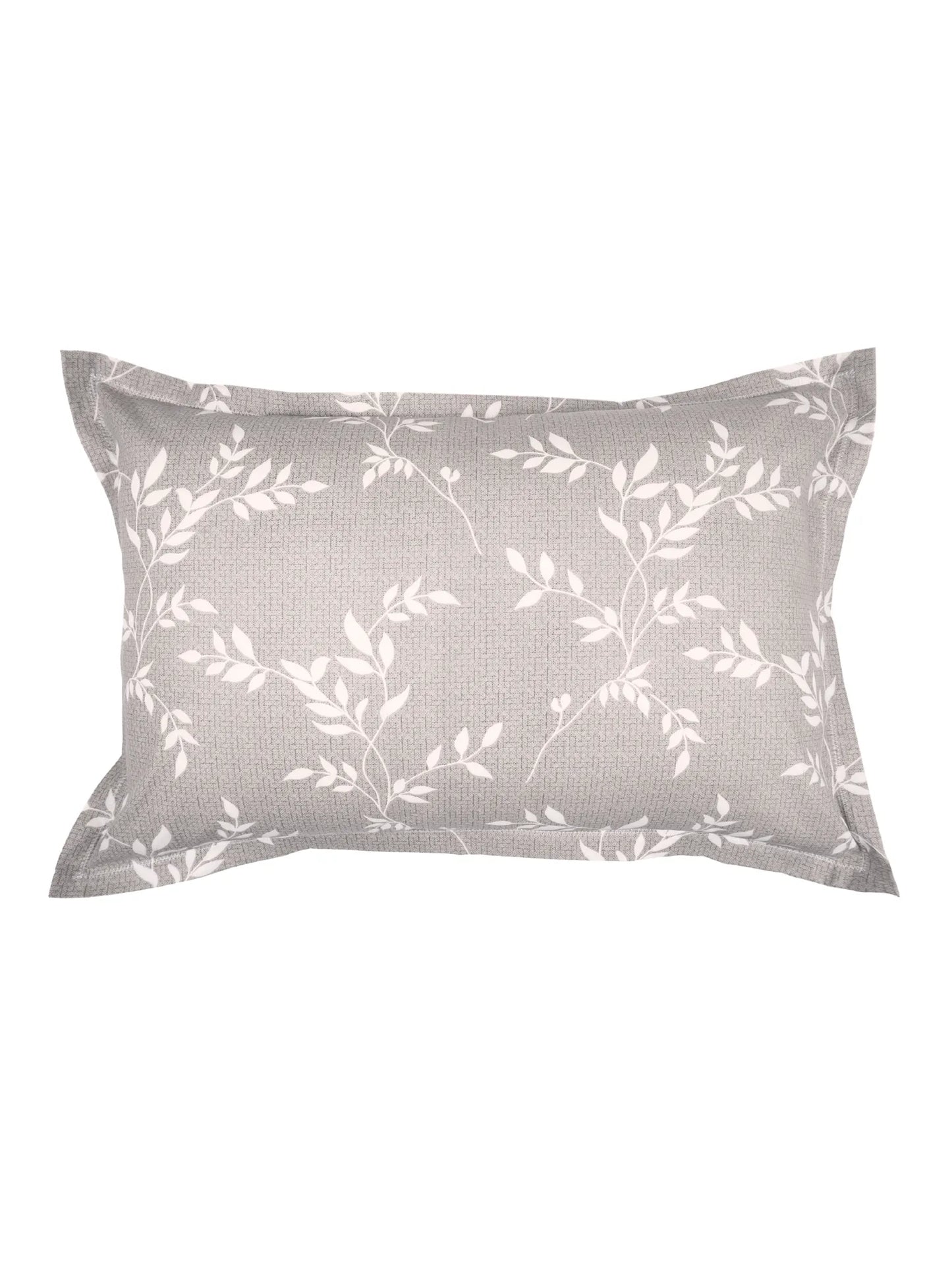 Atoz Home Decor Leaves Printed Cotton Pillow Covers (Set of 1 & 2)