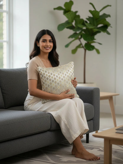 Printed Geometric Cushion Covers with Hidden Zipper (Set of 5)