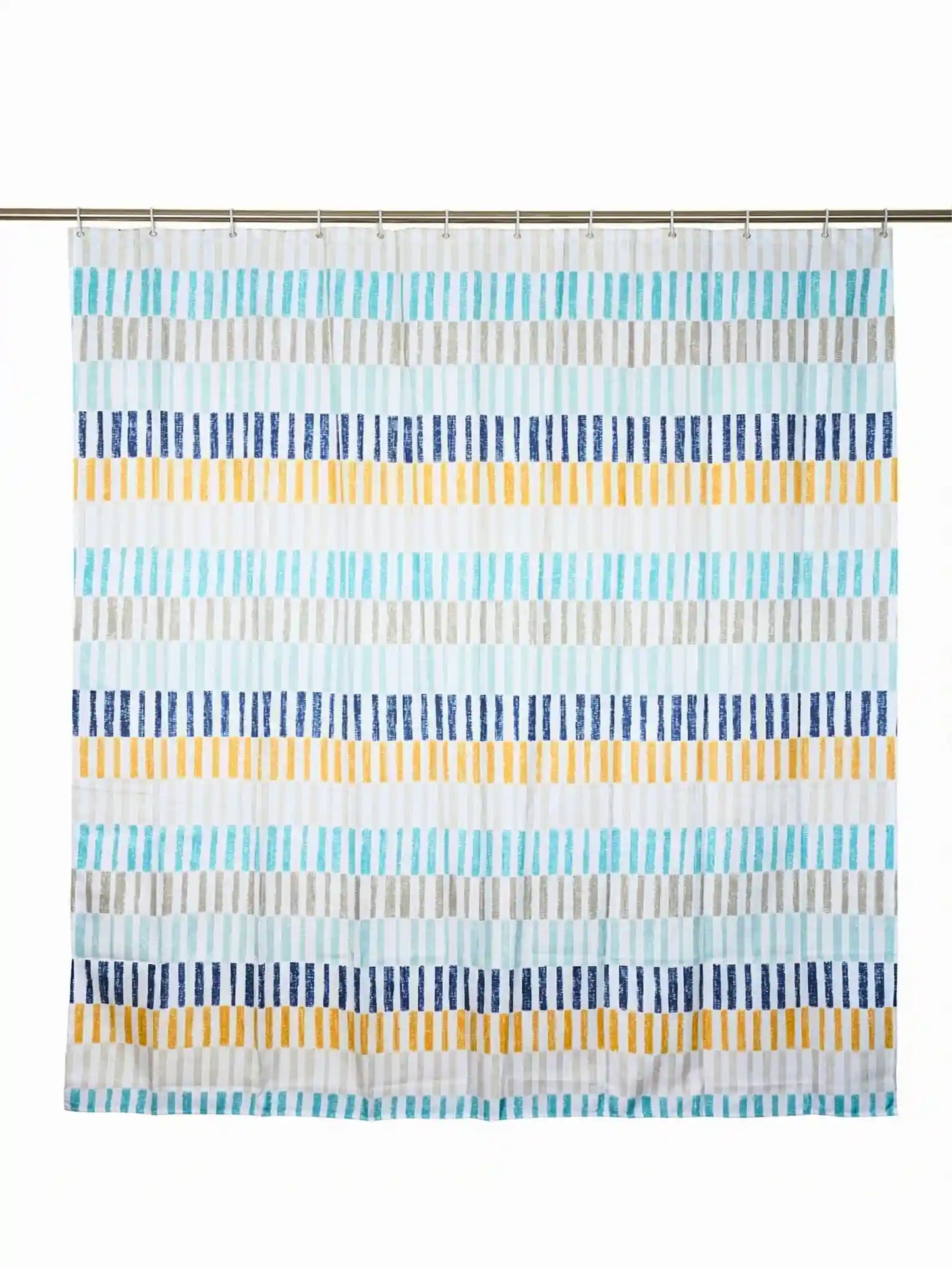 AtoZ Home Decor Waterproof Shower Curtain with Hooks (Multi-Pattern Collection)