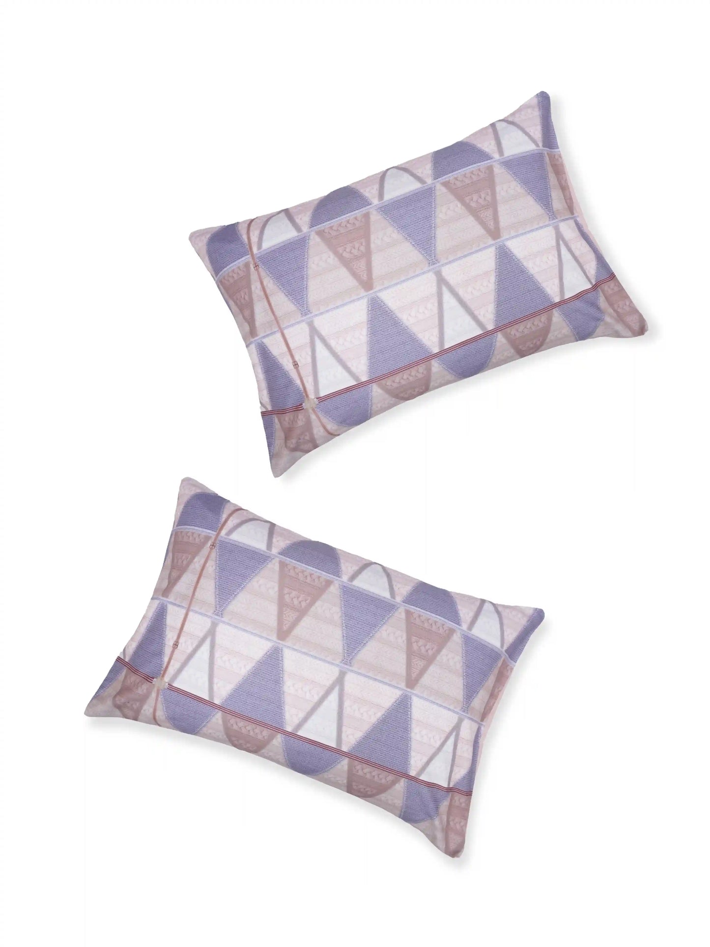 Essenze Digital Cotton Queen Size Bedsheet Set (300 TC)
