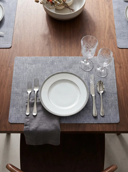 Freelance Textured Table Placemats | Pack of 6 Washable Table Mats (30x45 cm)
