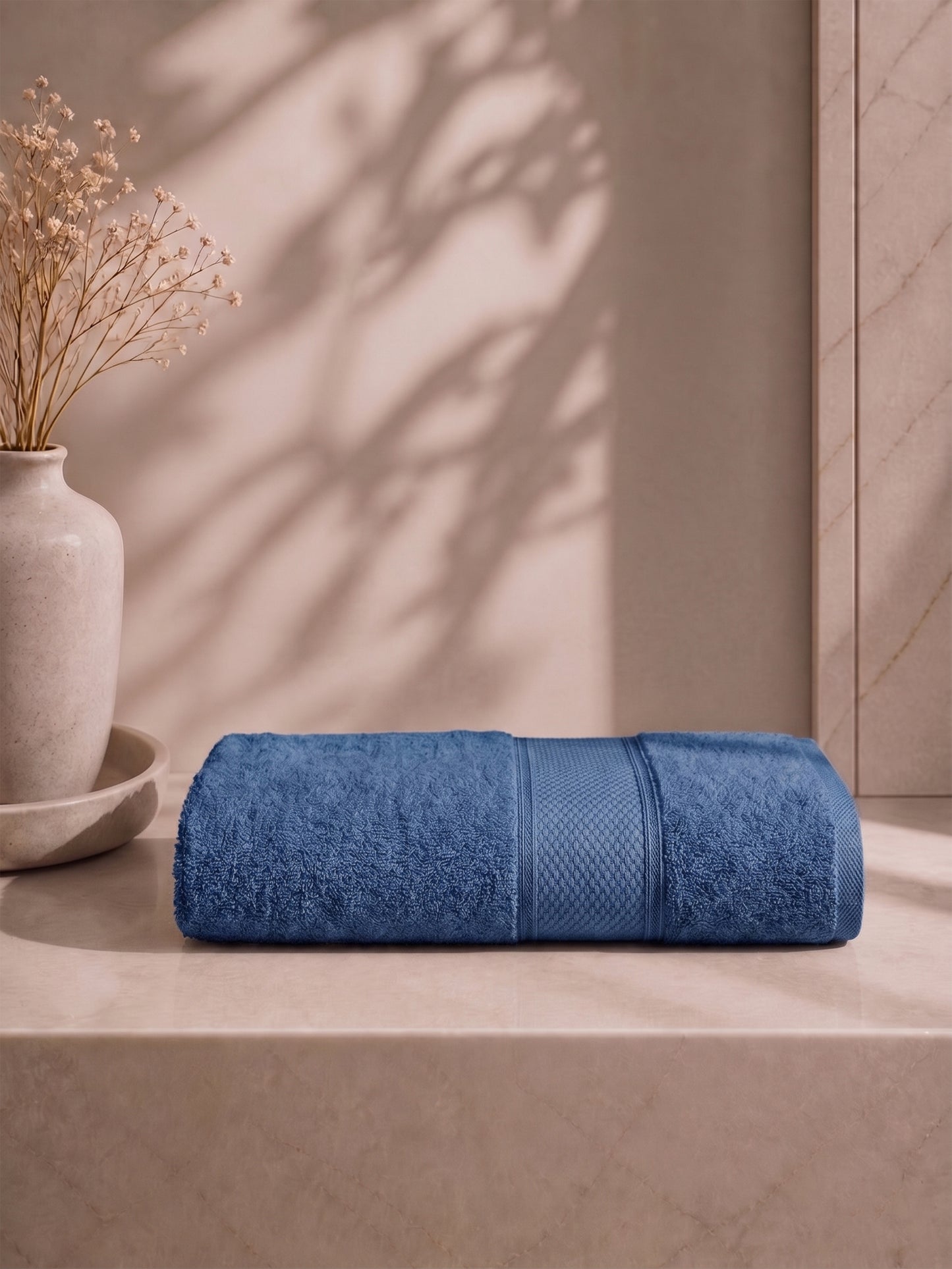 AtoZ Home Decor Bamboo Bath Towel | Highly Absorbent (75 x 150 CM)