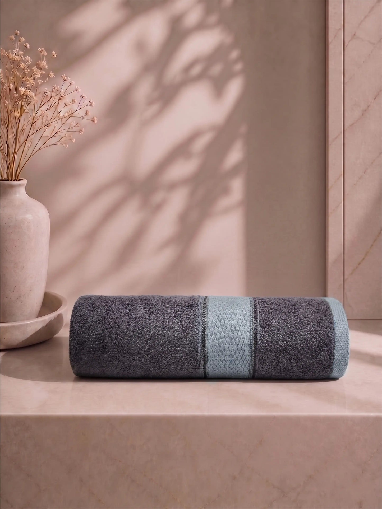 AtoZ Home Decor Bamboo Bath Towel | Highly Absorbent (75 x 150 CM)