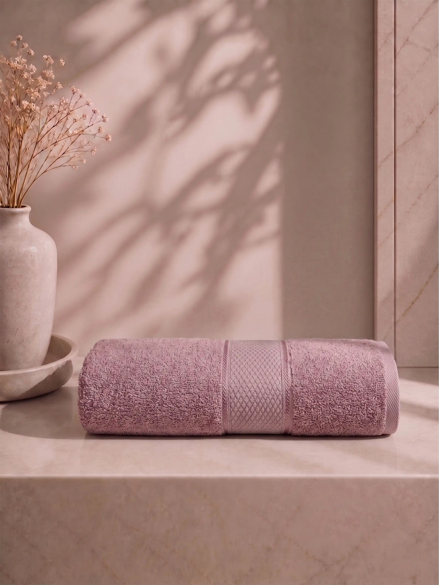 AtoZ Home Decor Bamboo Bath Towel | Highly Absorbent (75 x 150 CM)