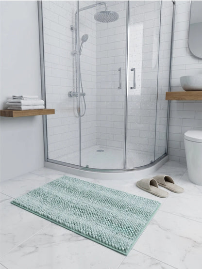 Bubble Textured Bath Rug – Soft Tufted Bathroom Mat Anti-Skid