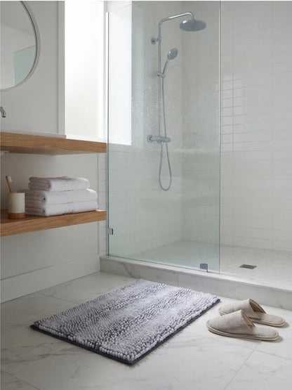 Bubble Textured Bath Rug – Soft Tufted Bathroom Mat Anti-Skid