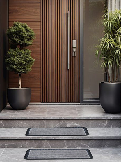 AtoZ Home Decor Ribbed Strip Door Mat (Multiple Sizes & Colors)