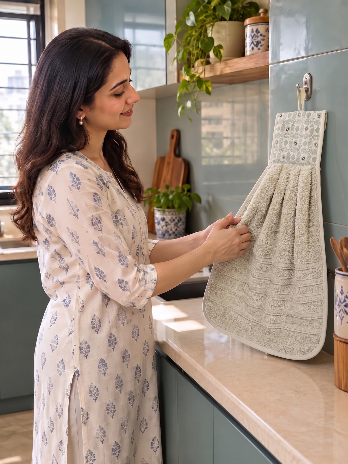 Kitchen Hanging Towel Online India | AtoZ home decor