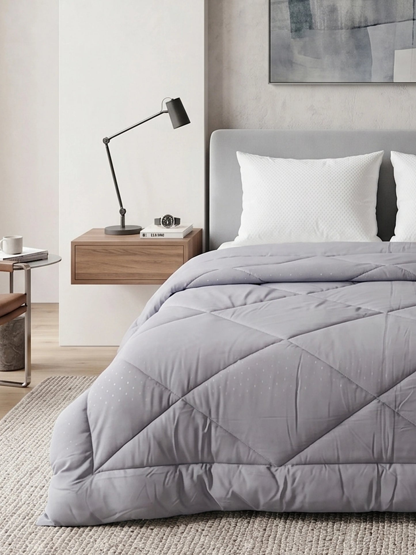 Star Collection Reversible Double Bed Comforter (230x275 cm)