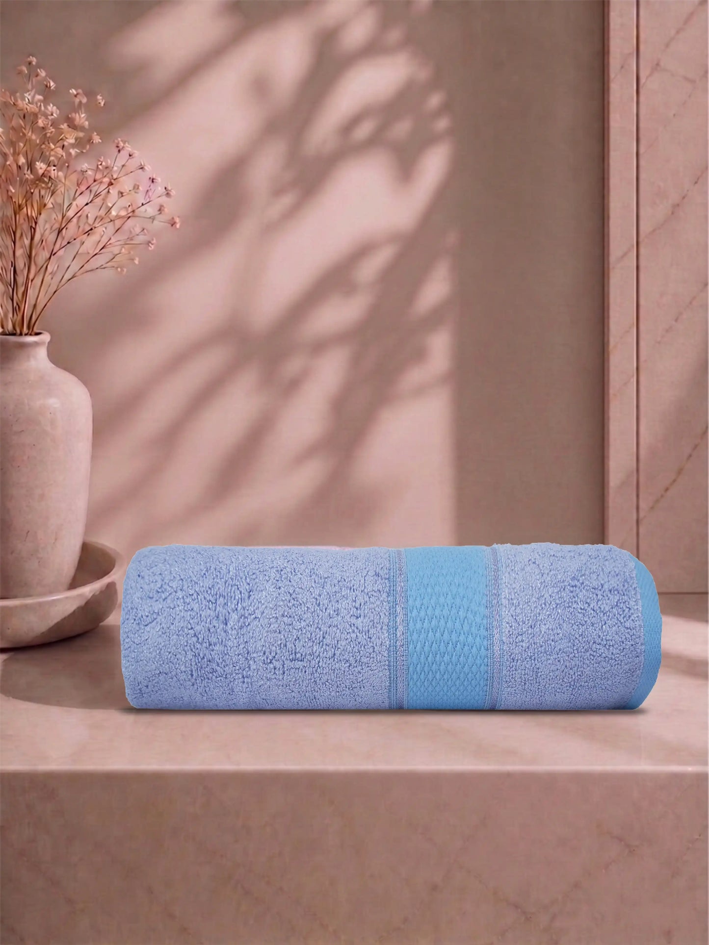 AtoZ Home Decor Bamboo Bath Towel | Highly Absorbent (75 x 150 CM)