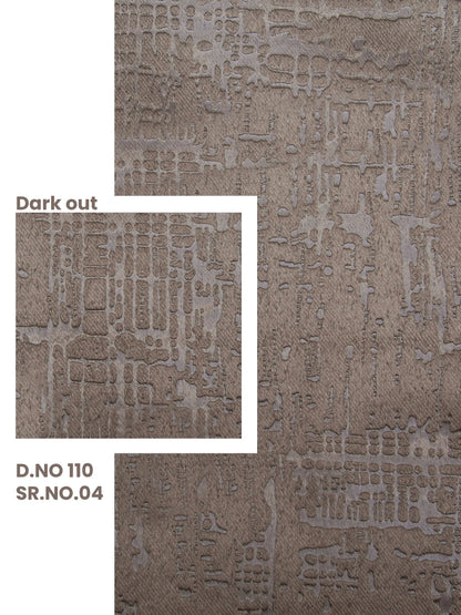 Atoz Home Decor Modern Textured 80% Blackout Curtains (Custom & Readymade)