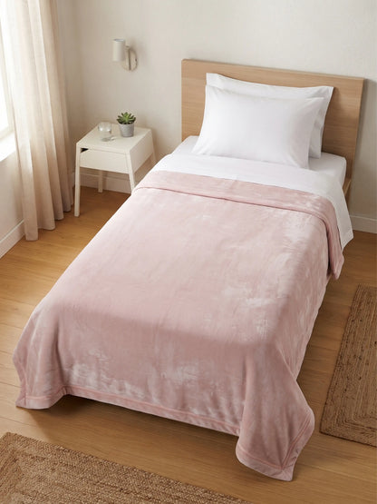 Atoz Home Decor Soft & Fluffy Single Plush Blanket – Light-Reflecting Velvet Fleece Bed Throw.