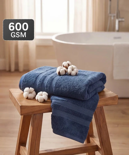 MyTRIDENT Luxe Home 100% Supima Cotton Bath Towel (600 GSM | 75 cm x 150 cm) – Ultra-Plush & Absorbent
