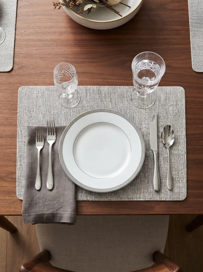 Freelance Textured Table Placemats | Pack of 6 Washable Table Mats (30x45 cm)