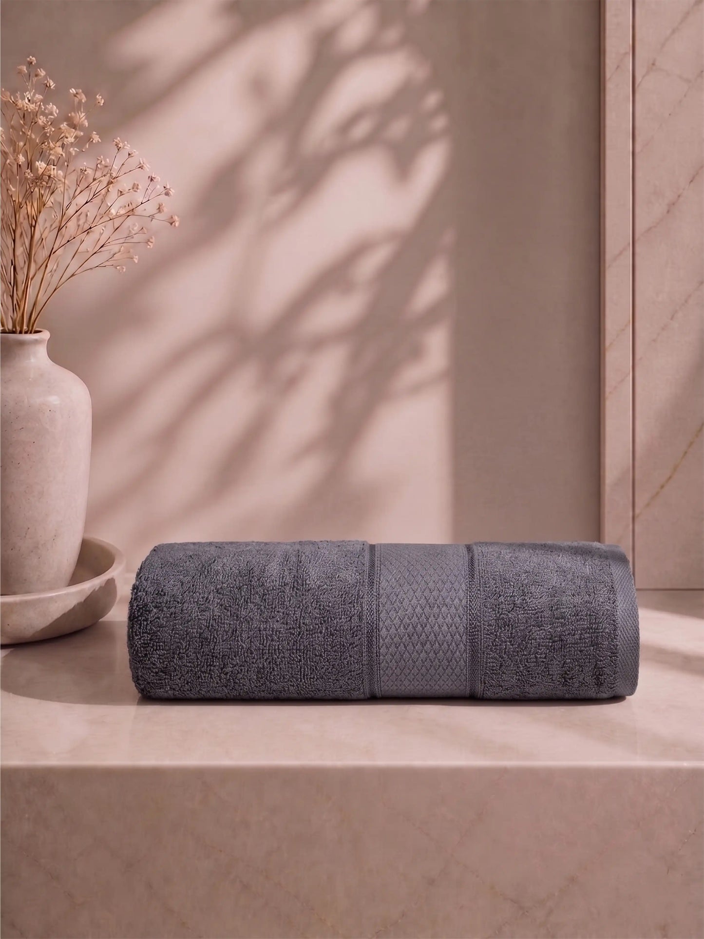 AtoZ Home Decor Bamboo Bath Towel | Highly Absorbent (75 x 150 CM)