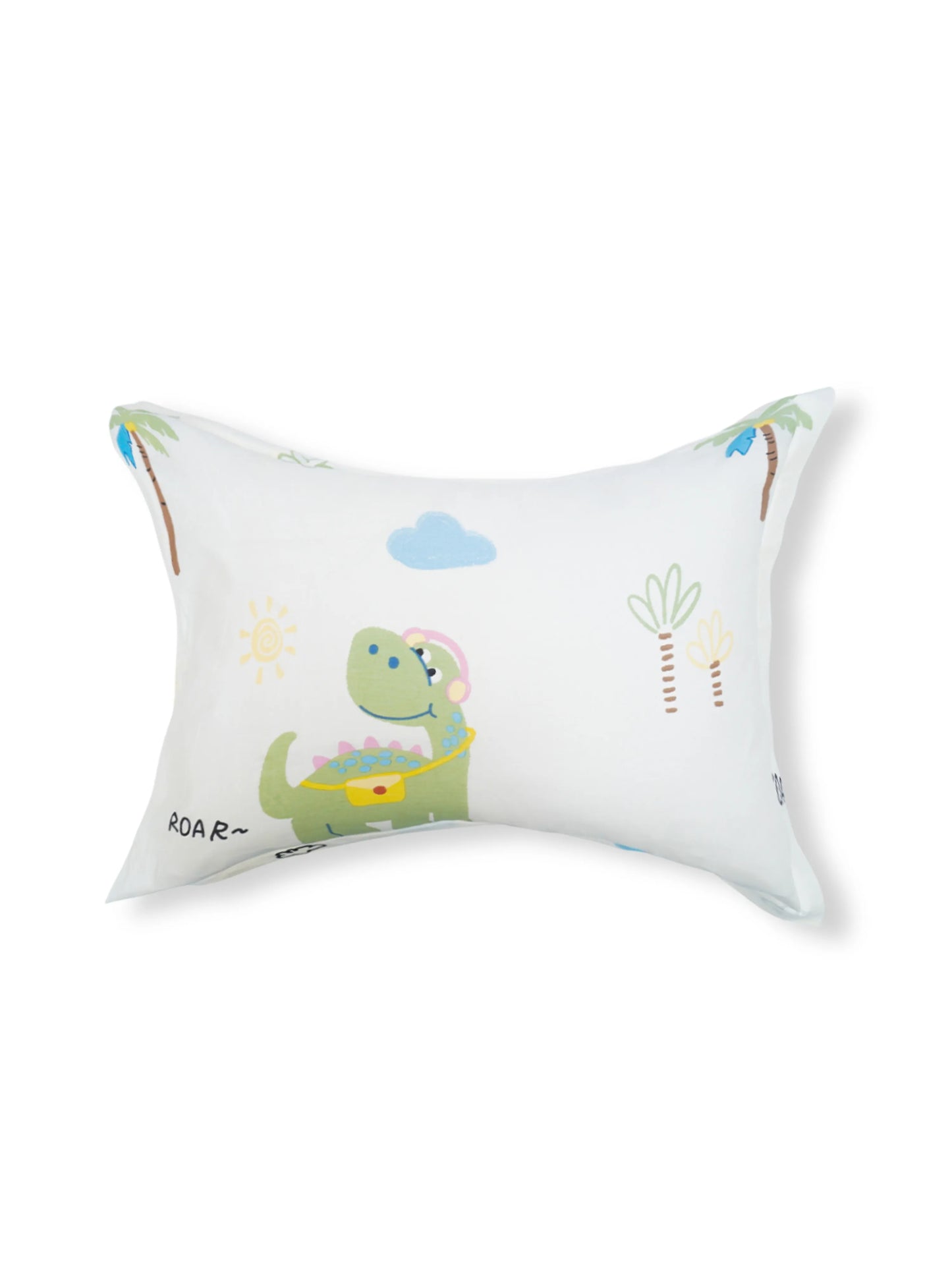 Blue Dinosaur Adventure 100% Cotton Kids Bedsheet Set