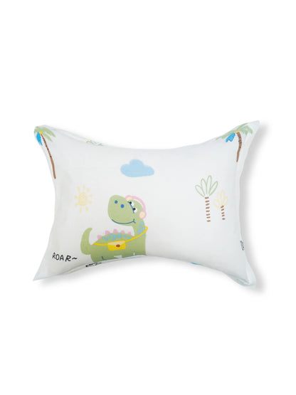 Blue Dinosaur Adventure 100% Cotton Kids Bedsheet Set
