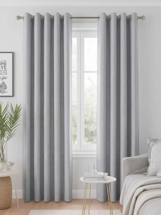 AtoZ Home Decor Faux-Twill 80% Blackout Curtains (Standard & Custom Sizes)