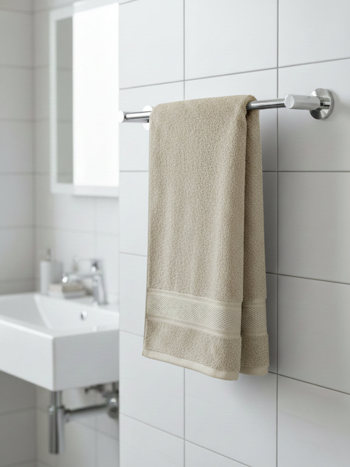 Himeya Classic 100% Cotton Extra-Large Bath Sheet Towel (90 cm x 180 cm) – Super Absorbent & Ultra Soft