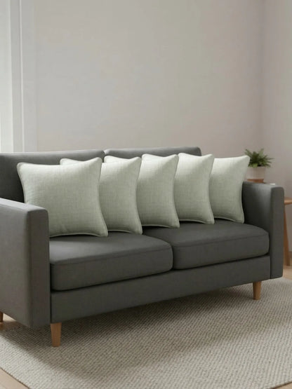 Polyester Cushion Covers with Concealed Zipper (Set of 5)