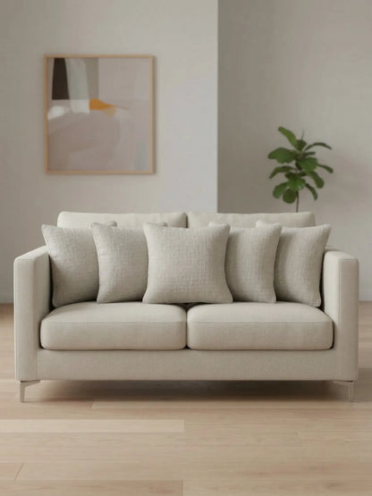 Polyester Cushion Covers with Concealed Zipper (Set of 5)