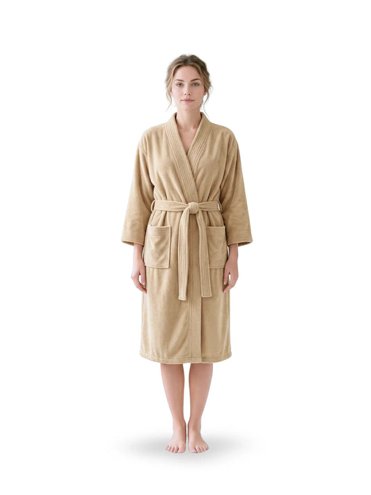 Atoz Home Decor Hue Microfiber Unisex Bathrobe