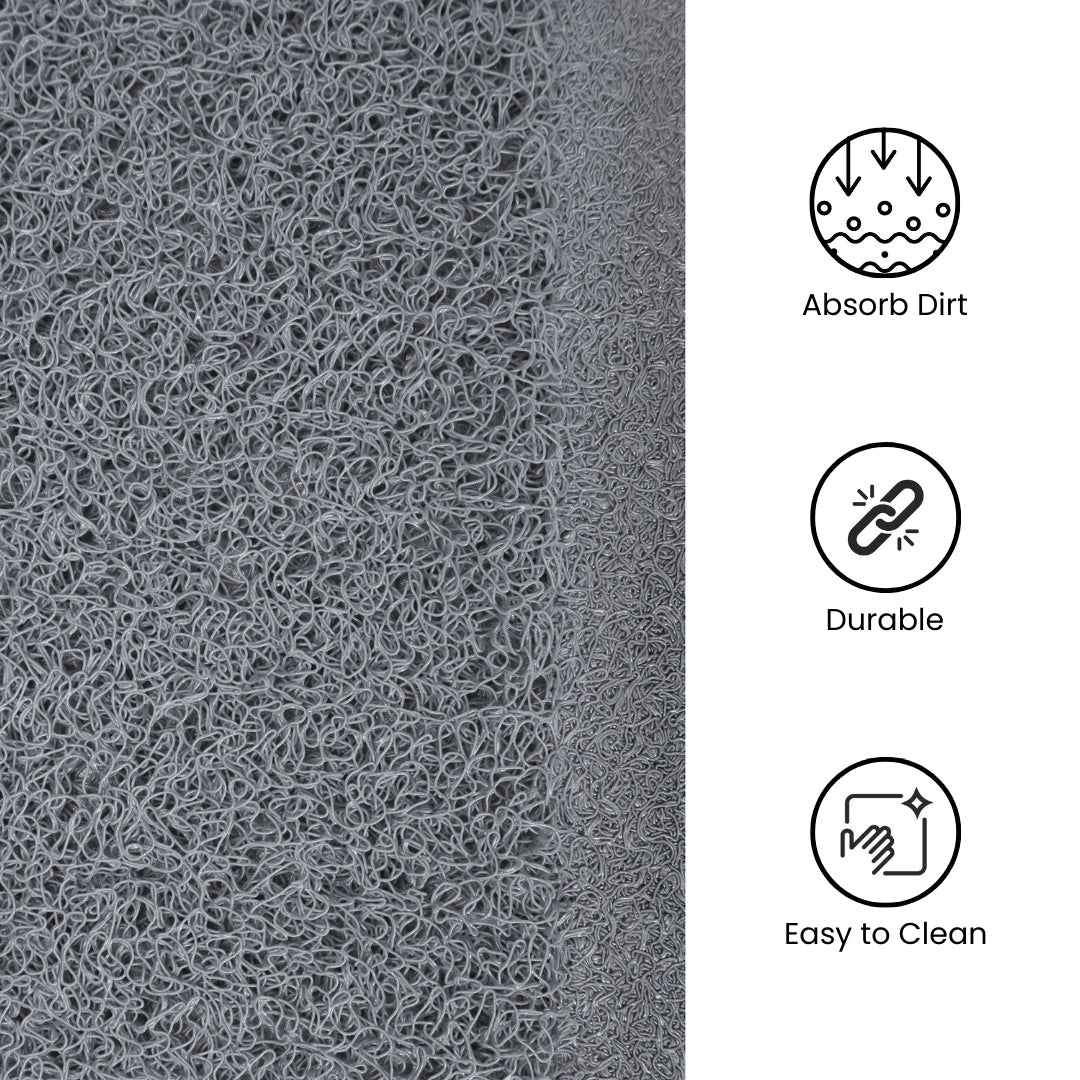 Premium PVC Noodle Anti-Skid Door Mat | Heavy-Duty Dirt Trapper