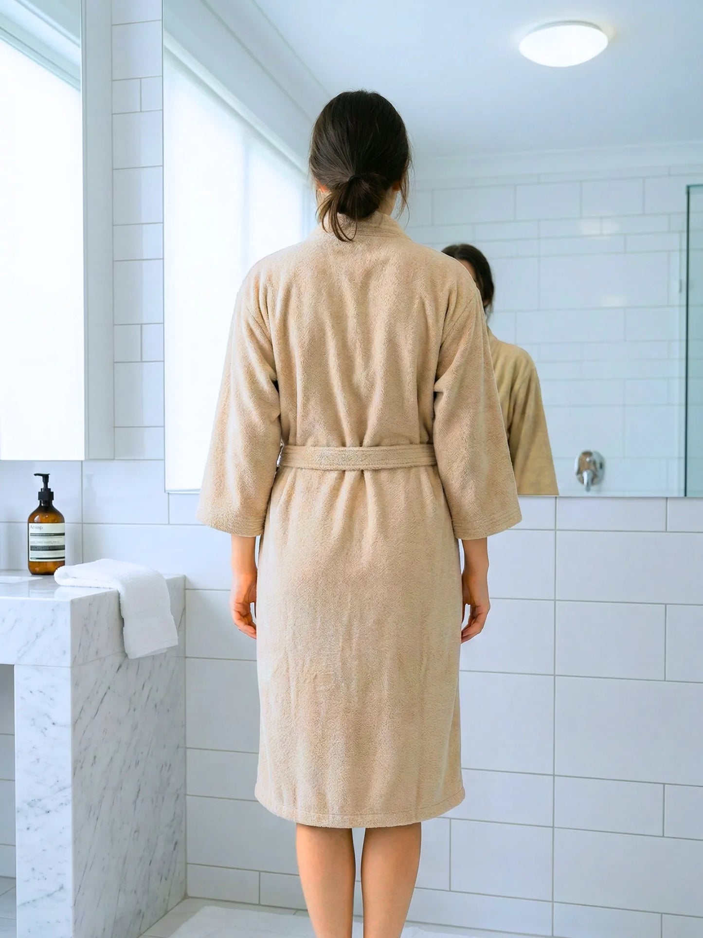 Atoz Home Decor Hue Microfiber Unisex Bathrobe