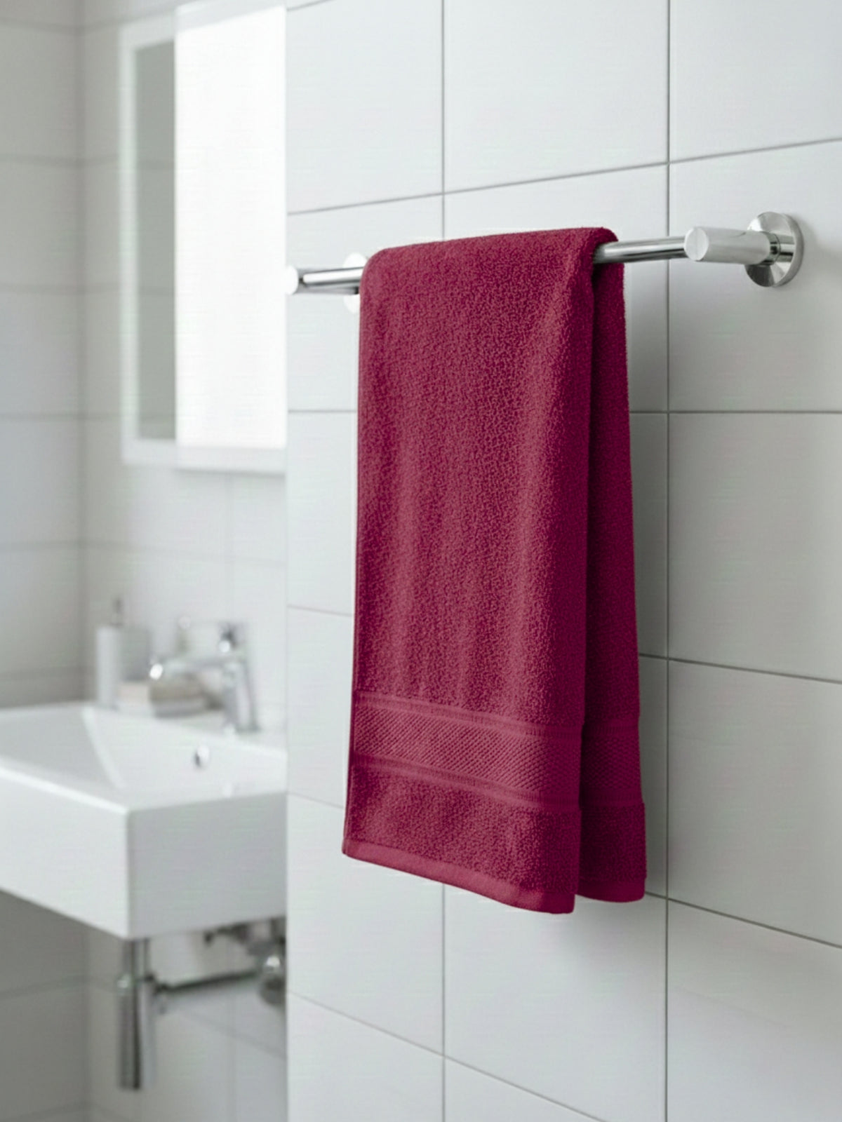 Himeya Classic 100% Cotton Extra-Large Bath Sheet Towel (90 cm x 180 cm) – Super Absorbent & Ultra Soft