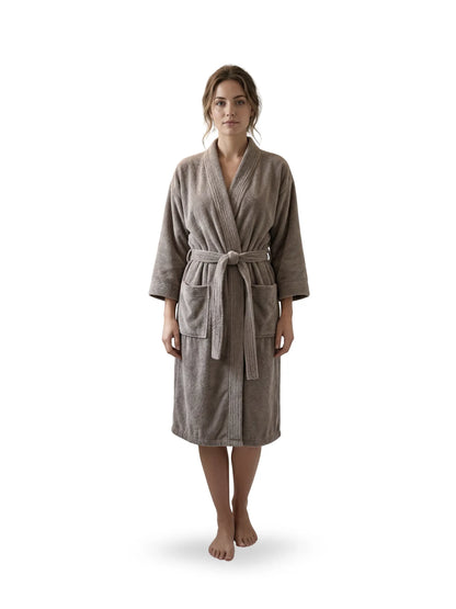 Atoz Home Decor Hue Microfiber Unisex Bathrobe