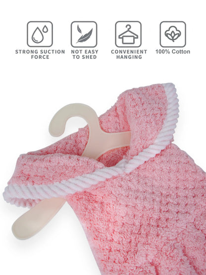 AtoZ Home Decor Cute Dress-Shaped Quick Dry Hand Towel for Kitchen & Bath | Pack of 1 or 2